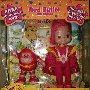 2003 Toy Play Rainbow Brite Red Butler and Romeo w/DVD Mint in Box